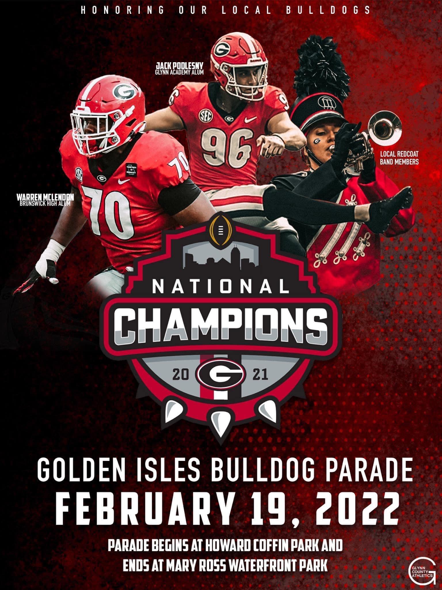 Georgia Bulldogs national championship parade 