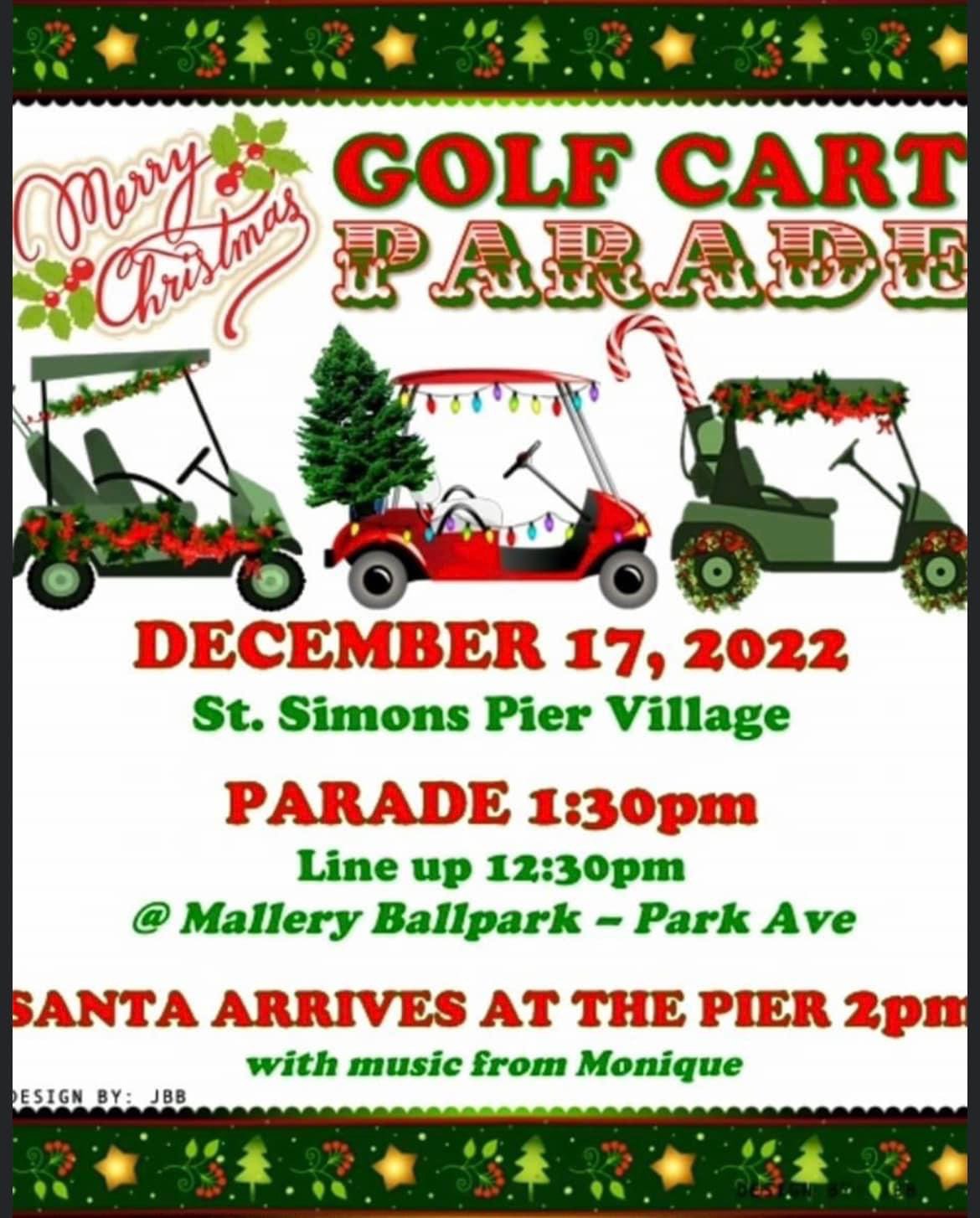 SSI Pier Golf Cart Parade 