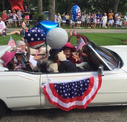 Millie Wilcox Sea Island Parade 4th of July
