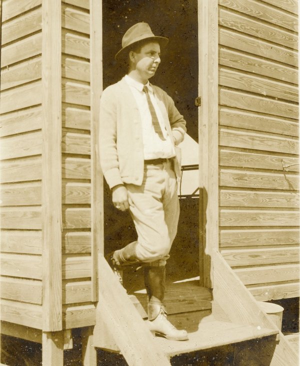 F. J. Torras in his engineering attire