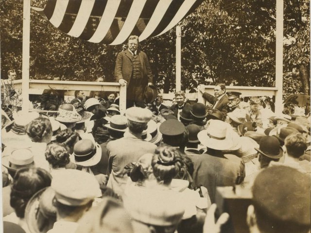 Roosevelt speaking