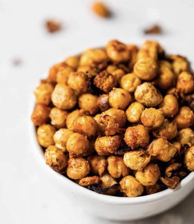 Crunchy chickpeas