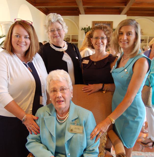 Renee Iacona, Gay Dekle (seated), Susan Swicord Matthews, Jennifer Polley Webb, Jan P. Maisch